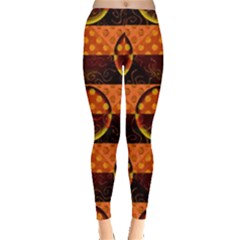 Art Pattern Design Wallpaper Everyday Leggings  by Posterlux