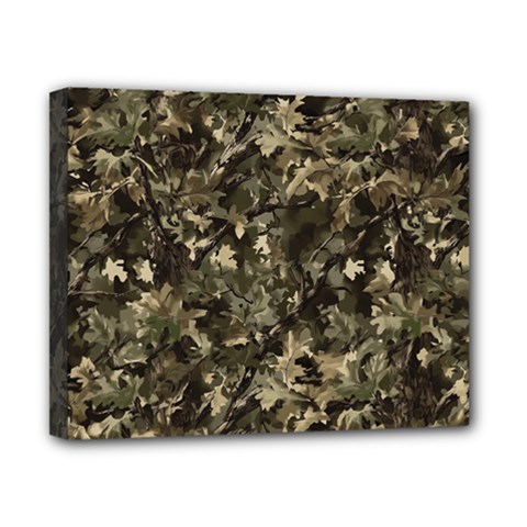 Camouflage Army Survival Uniform Canvas 10  X 8  (stretched) by Posterlux