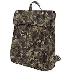 Camouflage Army Survival Uniform Flap Top Backpack by Posterlux