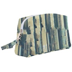 Texture Abstract Buildings Wristlet Pouch Bag (large) by anzea