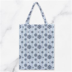 Snowflakes Winter Christmas Classic Tote Bag by anzea