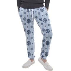 Snowflakes Winter Christmas Men s Jogger Sweatpants by anzea