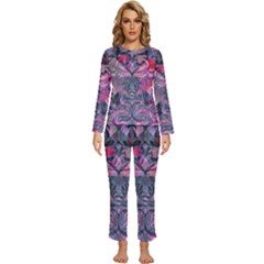 Alien Architecture Ii Womens  Long Sleeve Lightweight Pajamas Set by MRNStudios