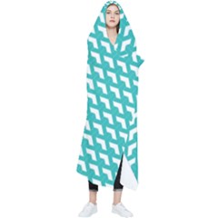 Background Pattern Colored Wearable Blanket by anzea