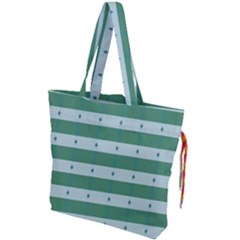 Pattern Triangle Drawstring Tote Bag by anzea