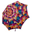 Abstract Geometry Blocks Hook Handle Umbrellas (Small) View2