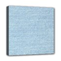 Blue Denim Texture, Macro Mini Canvas 8  x 8  (Stretched) View1