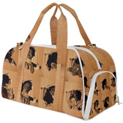 Carton, Brown Burner Gym Duffle Bag by kyorashop23