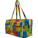 Lego Bricks, Colorful Dots Background Multi Function Bag View3