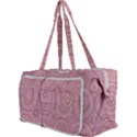Pink Retro Texture With Circles, Retro Circles Background, Multi Function Bag View3