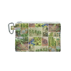Garden Sanctuary Photo Collage Print Canvas Cosmetic Bag (small) by dflcprintsclothing