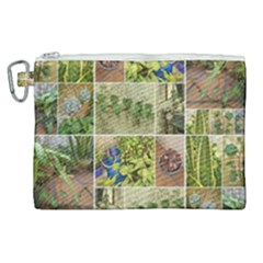 Garden Sanctuary Photo Collage Print Canvas Cosmetic Bag (xl) by dflcprintsclothing