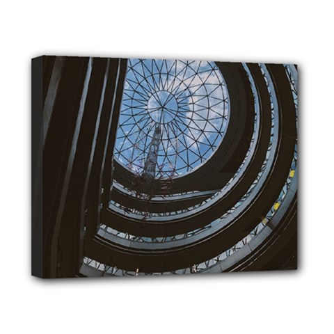 Building Ceiling Structure Dome Canvas 10  X 8  (stretched) by Apenda