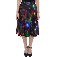 Christmas Lights Classic Midi Skirt by Apen