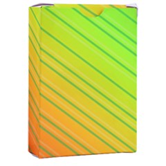 Orange Green Gradient Hunter Playing Cards Single Design (rectangle) With Custom Box by Dutashop