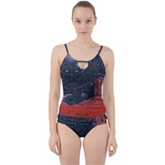 Astrology Surreal Surrealism Trippy Visual Art Cut Out Top Tankini Set by Bedest