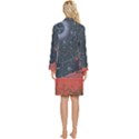 Astrology Surreal Surrealism Trippy Visual Art Long Sleeve Velvet Robe View4