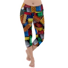 Lego, Toy Block, Colorfulness Lightweight Velour Capri Yoga Leggings by kyorashop23