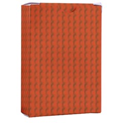 Orange Lego Texture Macro, Orange Dots Background Playing Cards Single Design (rectangle) With Custom Box by kyorashop23