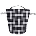 Frets Mosaic Pattern Geometric Drawstring Bucket Bag View1