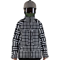 Frets Mosaic Pattern Geometric Men s Zip Ski And Snowboard Waterproof Breathable Jacket by Bedest