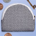 Marble Cracked Pattern Surface Horseshoe Style Canvas Pouch View2
