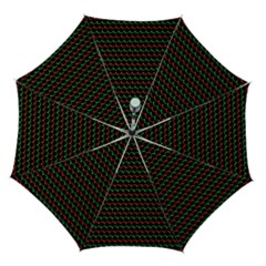 Geometric Abstract Pattern Line Automatic Folding Umbrella With Case (medium) by Salmanaz77