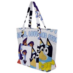 Bluey Zip Up Canvas Bag by avitendut