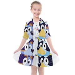 Bluey Kids  All Frills Chiffon Dress by avitendut