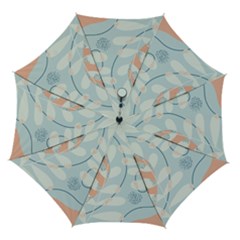Pattern Plants Leaves Nature Automatic Folding Umbrella With Case (medium) by Bedest