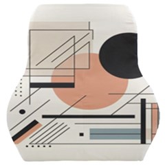 Abstract Architecture Car Seat Back Cushion  by Bedest