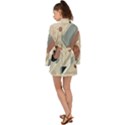 Boho Abstract Architecture Long Sleeve Kimono View2