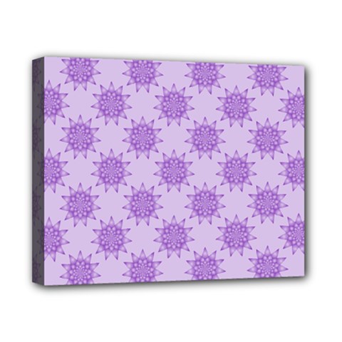 Purple Pattern Seamless Texture Mandala Canvas 10  X 8  (stretched) by Bedest