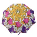 Architecture Glass Abstract Pattern Folding Umbrellas View1
