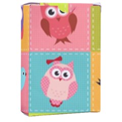 Owls Pattern, Abstract, Art, Desenho Playing Cards Single Design (rectangle) With Custom Box by kyorashop23
