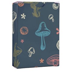 Whimsical Mushrooms Pattern Playing Cards Single Design (rectangle) With Custom Box by Drawde