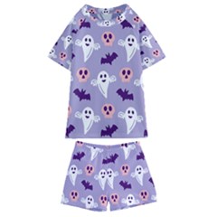 Boo Crew Halloween Season Kids  Swim T-shirt And Shorts Set by Safari