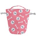 Halloween Pattern With Sculles And Bones 20240926 160927 0000 Drawstring Bucket Bag View1