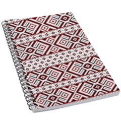 Illustration Of Ukrainian Folk Seamless Pattern Ornament 5 5  X 8 5  Notebook by Grandong