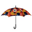 Abstract Pattern Hook Handle Umbrellas (Medium) View3