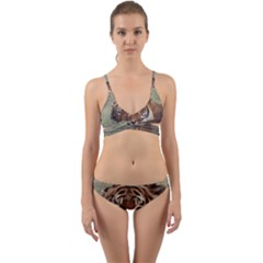 Swimming Tiger Wrap Around Bikini Set by ExtraAwesomeSauce