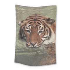 Swimming Tiger Small Tapestry by ExtraAwesomeSauce