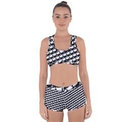 Stylish Coffee Cup Pattern Racerback Boyleg Bikini Set by ExtraAwesomeSauce