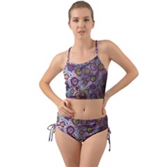 Abstract Molecular Space Art Mini Tank Bikini Set by ExtraAwesomeSauce