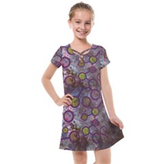 Abstract Molecular Space Art Kids  Cross Web Dress by ExtraAwesomeSauce