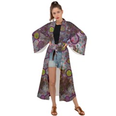 Abstract Molecular Space Art Maxi Kimono by ExtraAwesomeSauce