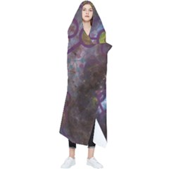 Abstract Molecular Space Art Wearable Blanket by ExtraAwesomeSauce