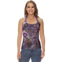 Abstract Molecular Space Art Basic Halter Top View1