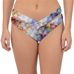 Cosmic Owls Pattern Double Strap Halter Bikini Bottoms by ExtraAwesomeSauce