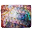 Cosmic Owls Pattern 17  Vertical Laptop Sleeve Case With Pocket View1